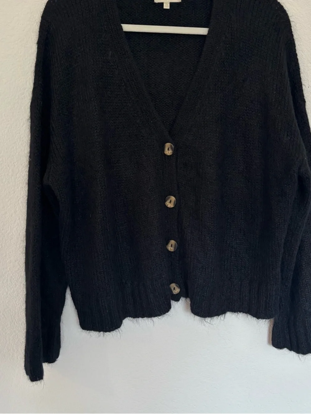 Tejido Button Cardigan Alpaca Wool Sweater - Picture 3 of 6
